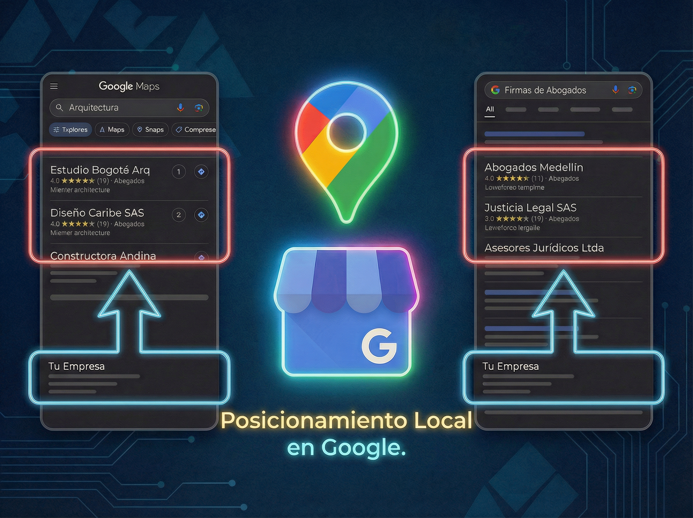 Correcciones para posicionar empresas en Google Maps