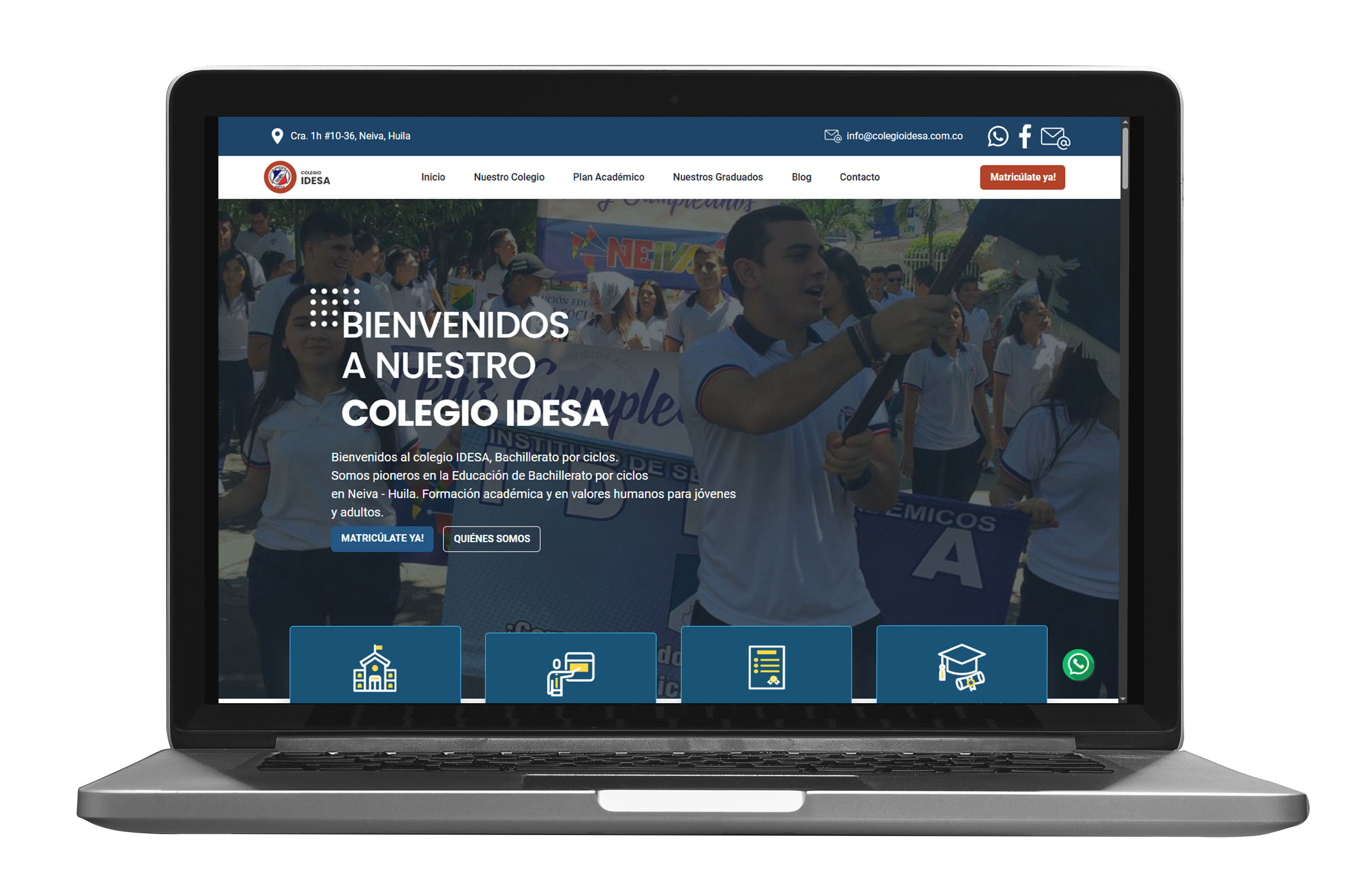 Sitio web Colegio IDESA