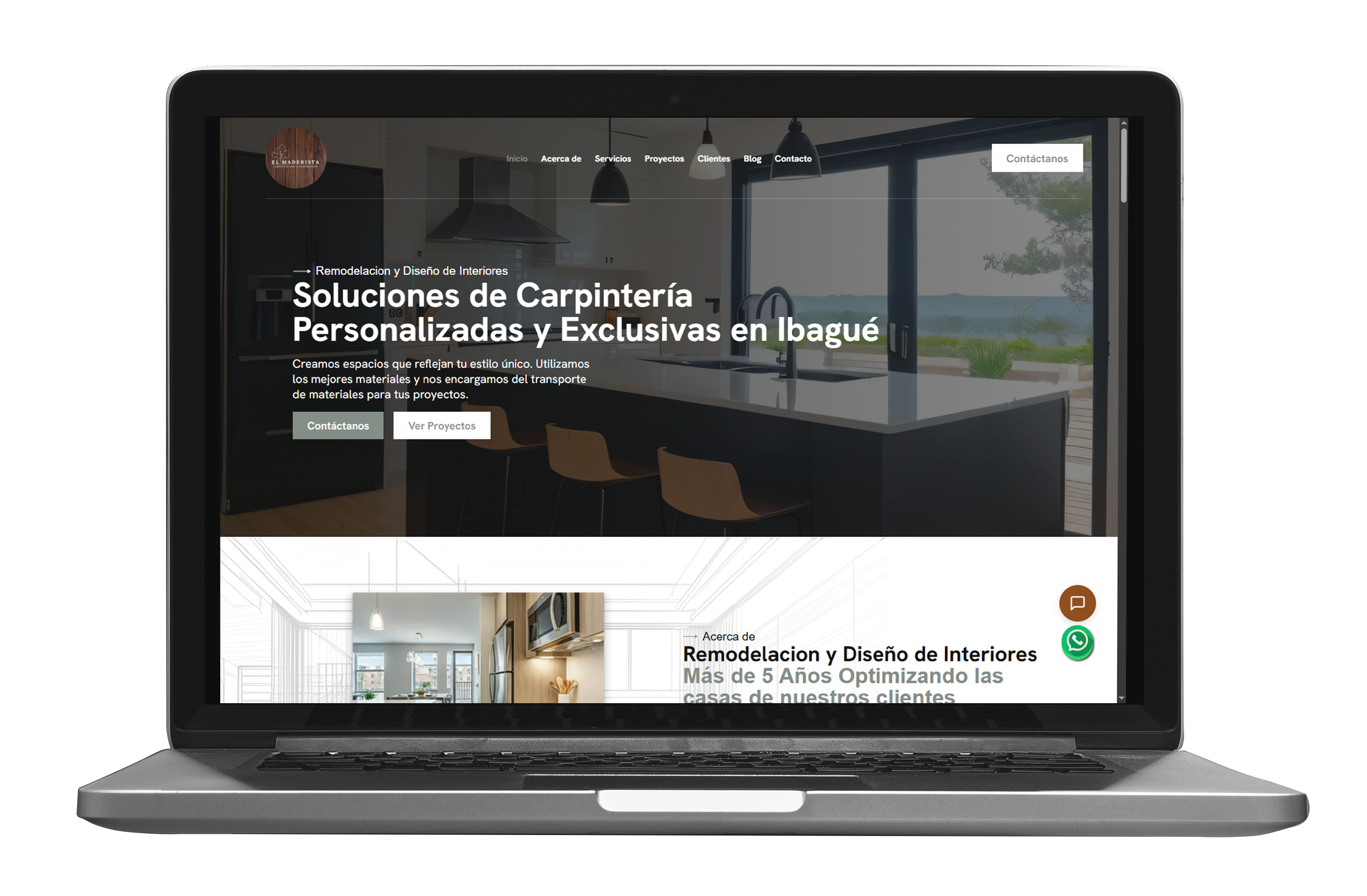 Sitio web El Maderista